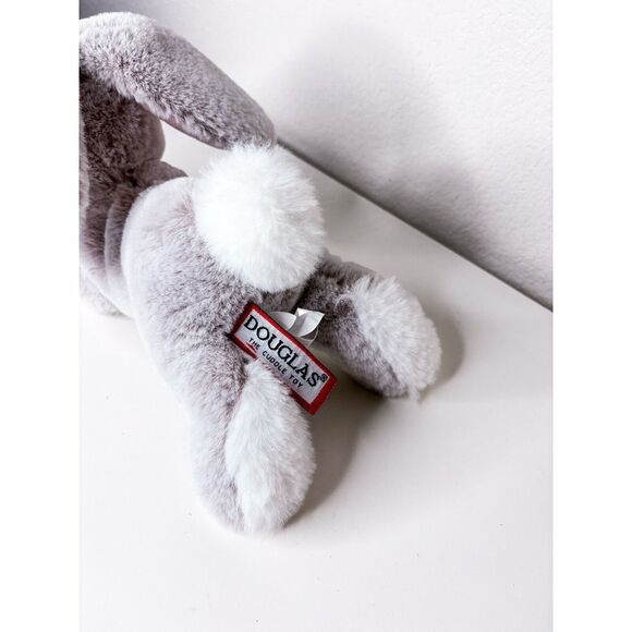 Douglas Cuddle Toys Bon Bon Floppy Bunny 10" Rabbit Plush Stuffed Gray Lovey - Picture 2 of 10